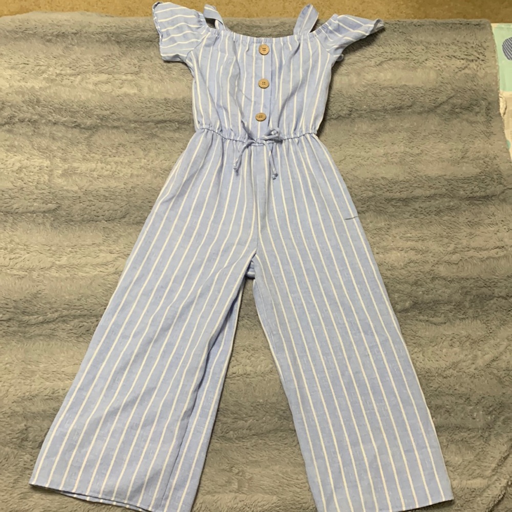 Girls  size 8 -light weight romper.